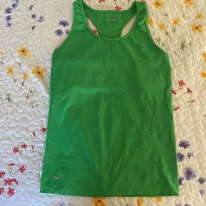 🌸neon green nike workout tank